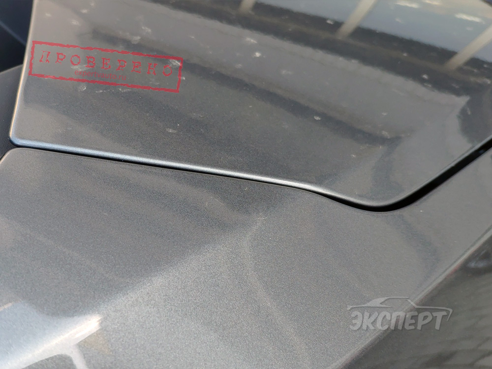 Показания толщиномера зазор капота и крыла Chevrolet Camaro VI