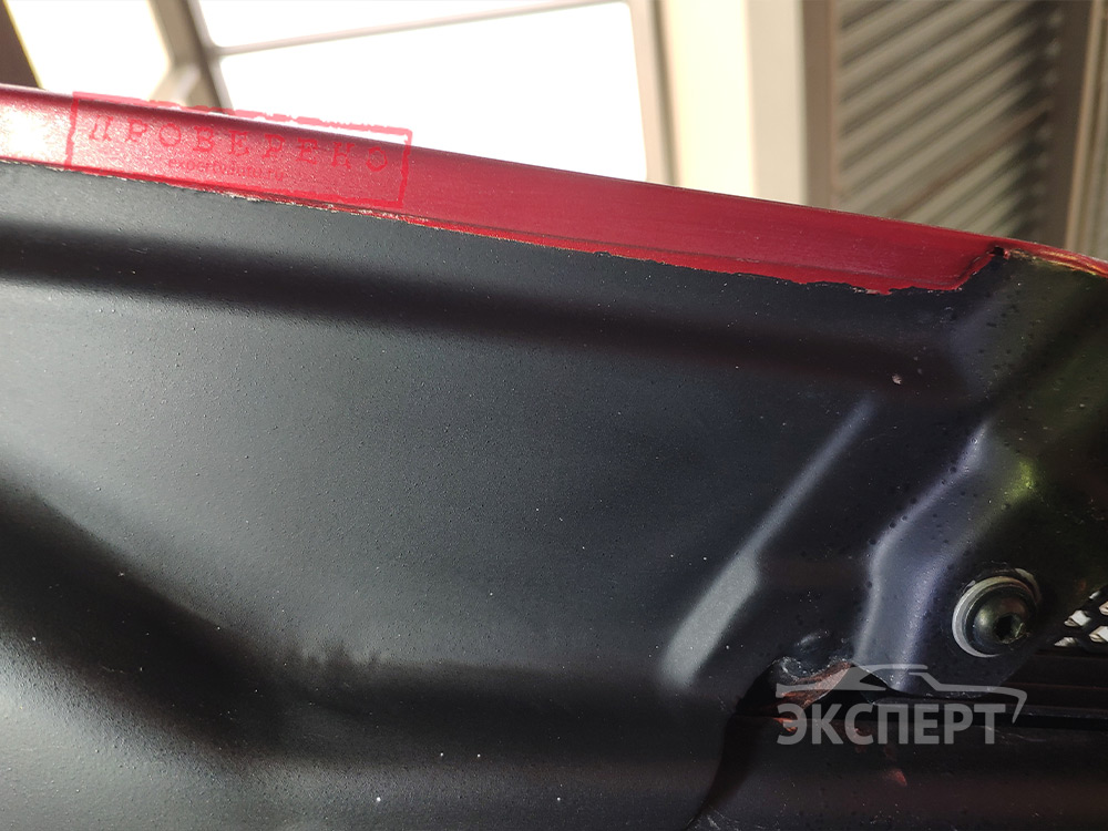 Неровный контур у краски Ferrari 360 Modena
