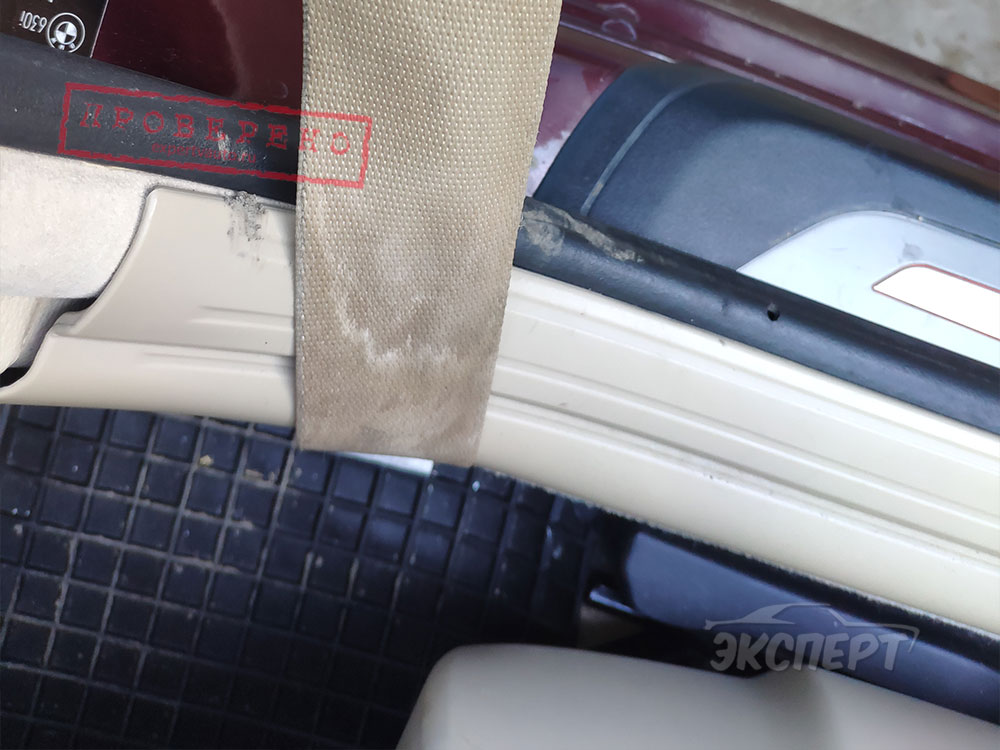 Ремень безопасности грязный BMW 6 E63