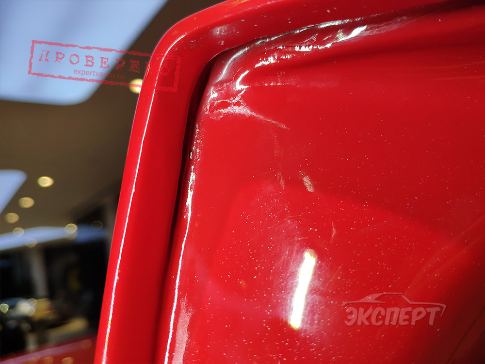 Шпаклевка плохо выведена Ferrari 550 Maranello