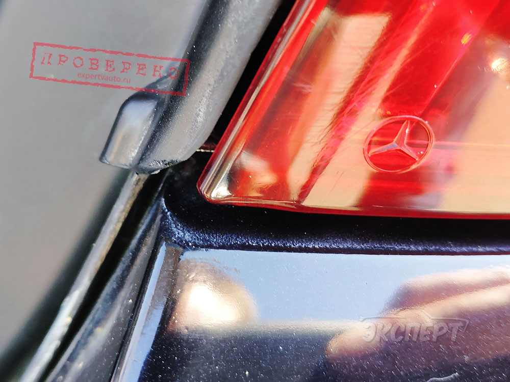 Мусор под лаком, также большая шагрень Mercedes-Benz GL X164