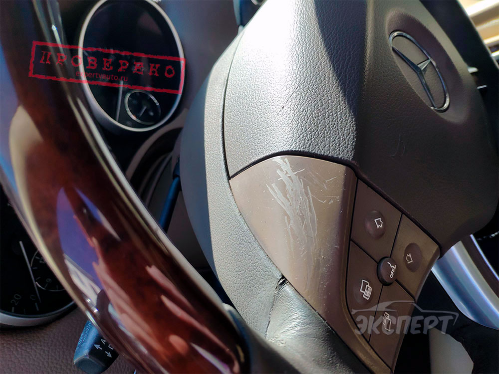 Руль затерт царапины Mercedes-Benz GL X164