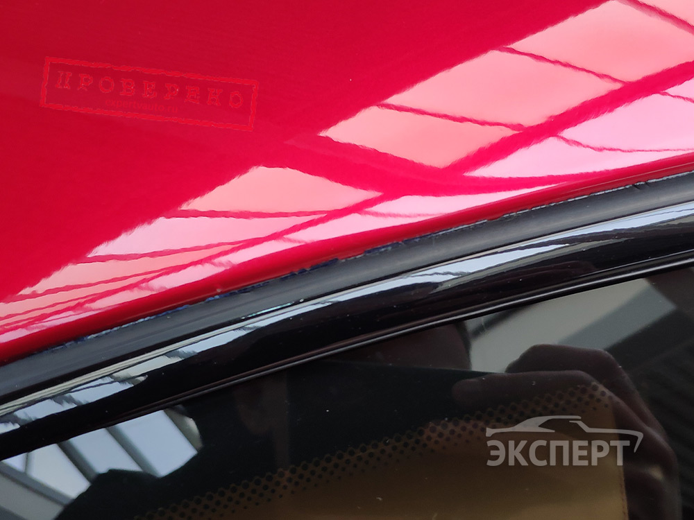 Закрасили молдинги и уплотнитель Ferrari 360 Modena
