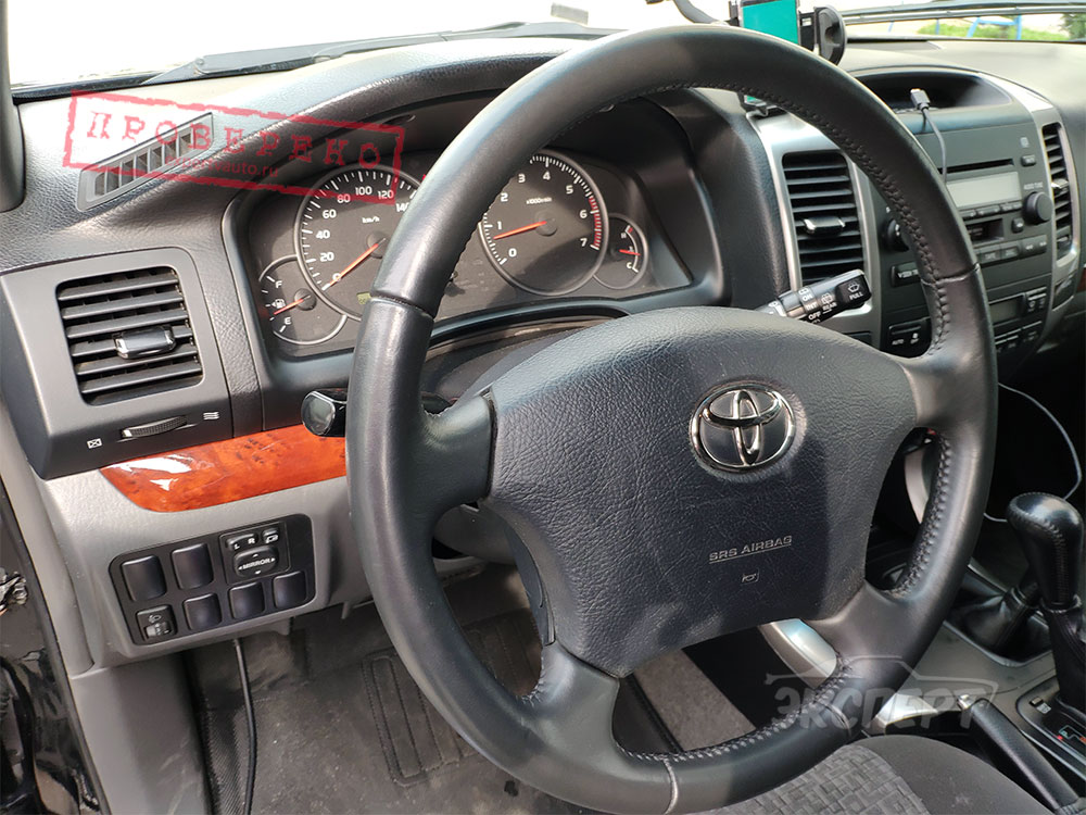 Руль перешит Toyota Land Cruiser Prado 120