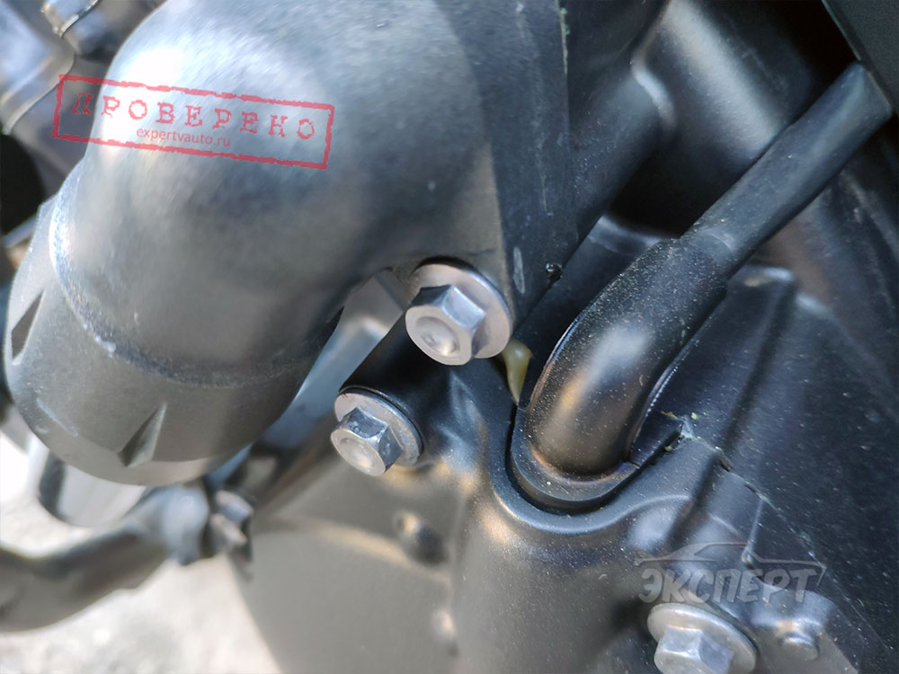Видны следы ремонта Honda CB 1000R