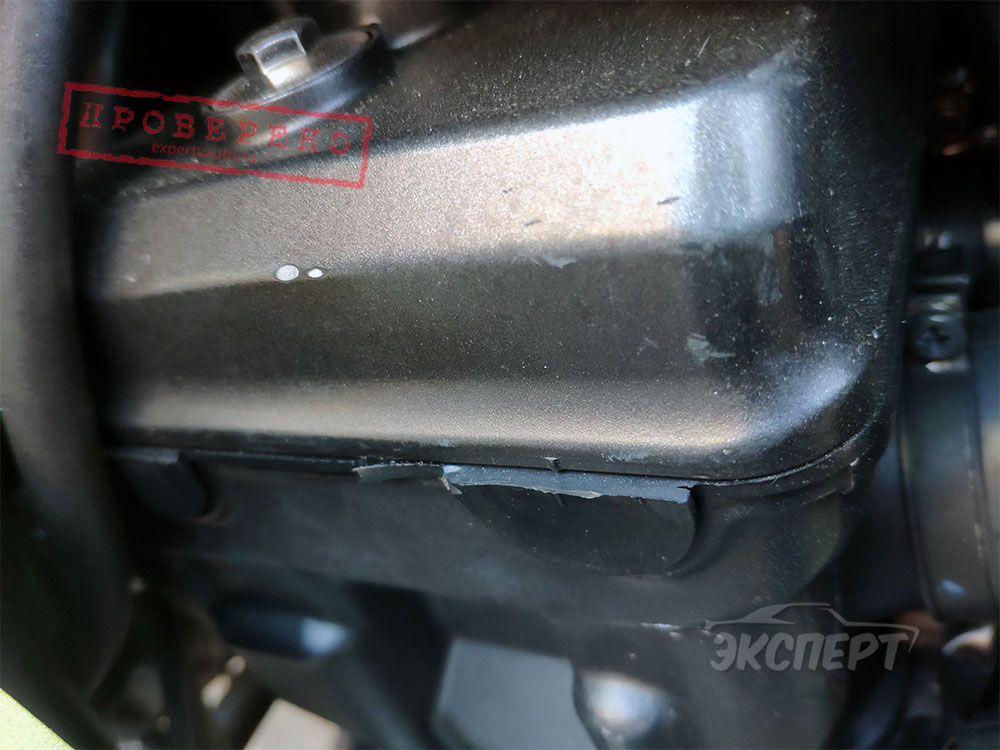 Видны следы ремонта Honda CB 1000R
