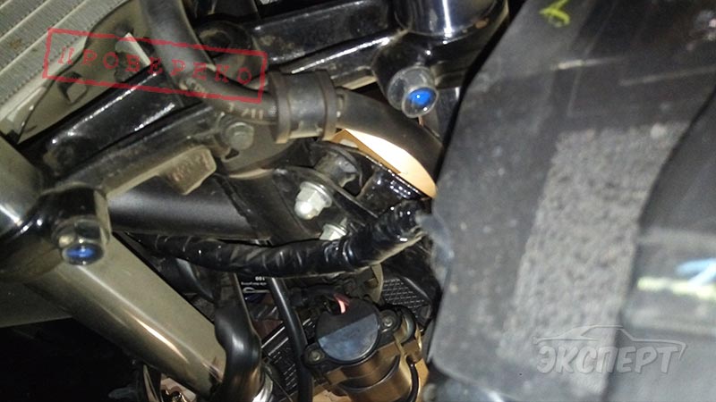 Проводка на изоленте Honda CBR 250