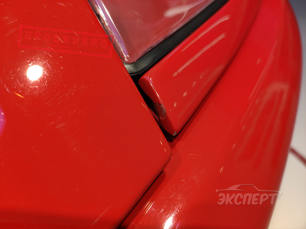 Отваливается краска Ferrari 550 Maranello