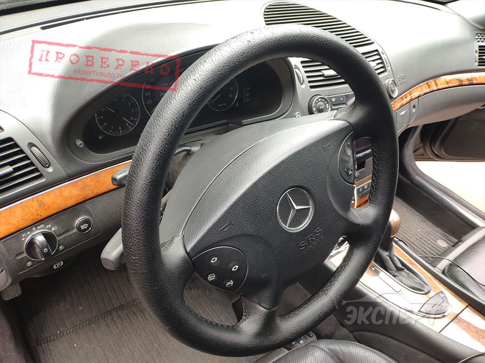 Руль перешивался Mercedes Benz E W211