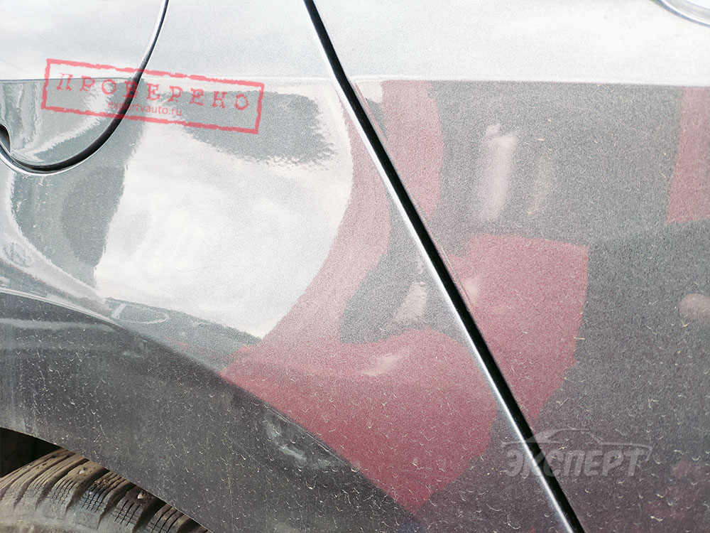 Большая шагрень и подтек Peugeot 408