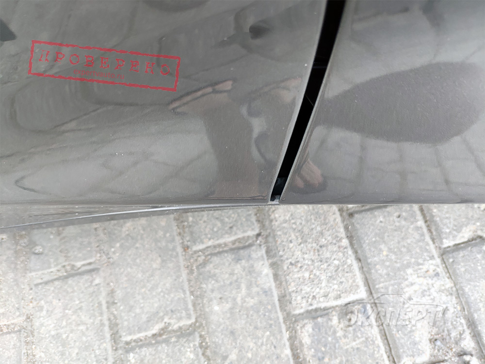 Показания толщиномера зазор двери и крыла Chevrolet Camaro VI
