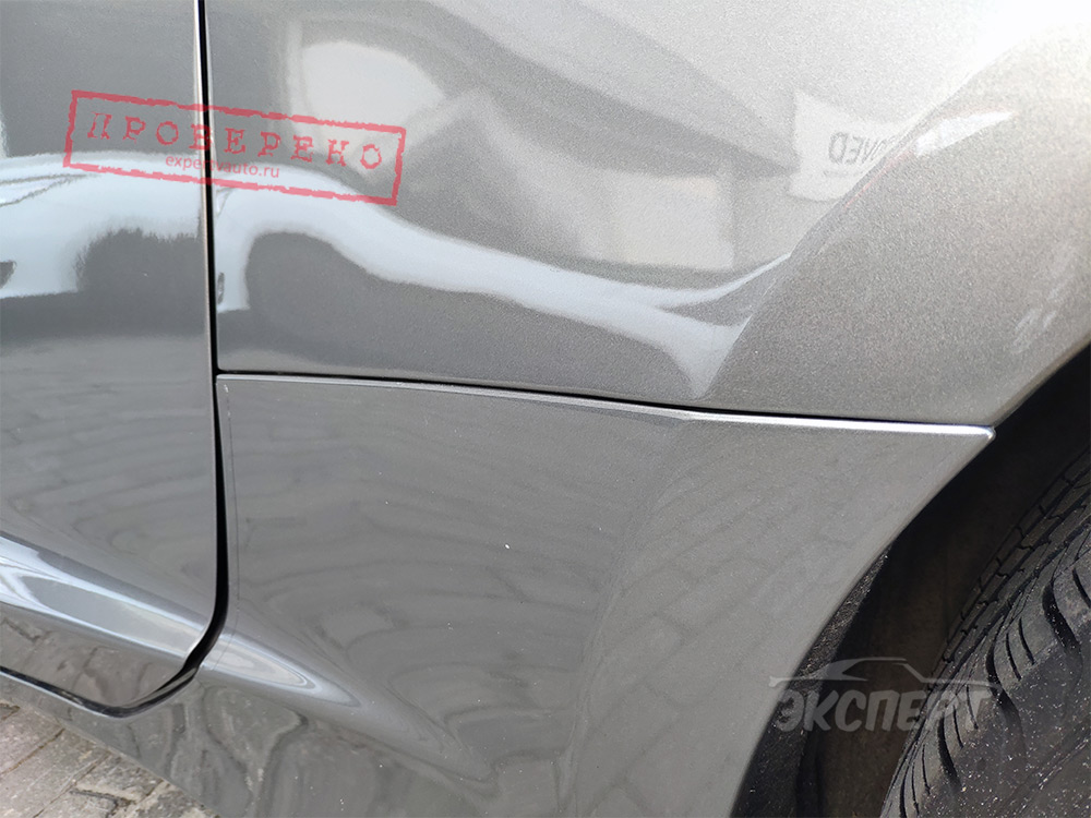 Показания толщиномера зазор двери и порога Chevrolet Camaro VI